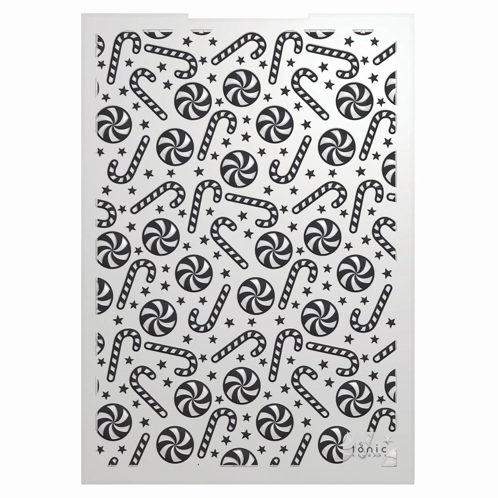 Bild 3 von Tonic Studios • A Candy Cane Christmas 3D Embossing Folder Sweet Festivities