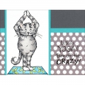 Bild 3 von Stampendous Cling Stamps Yoga Crazy - Stempelgummi Yoga Crazy