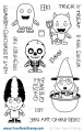 Your Next Stamp Clear Stamp Ghoul-Tastic Halloween Stamp Set