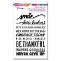 Stampendous Perfectly Clear Stamps - Smile Sentiments - Texte