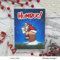 Bild 8 von Whimsy Stamps Die Stanze  -  Bah Humbug! Word and Shadow Die Set