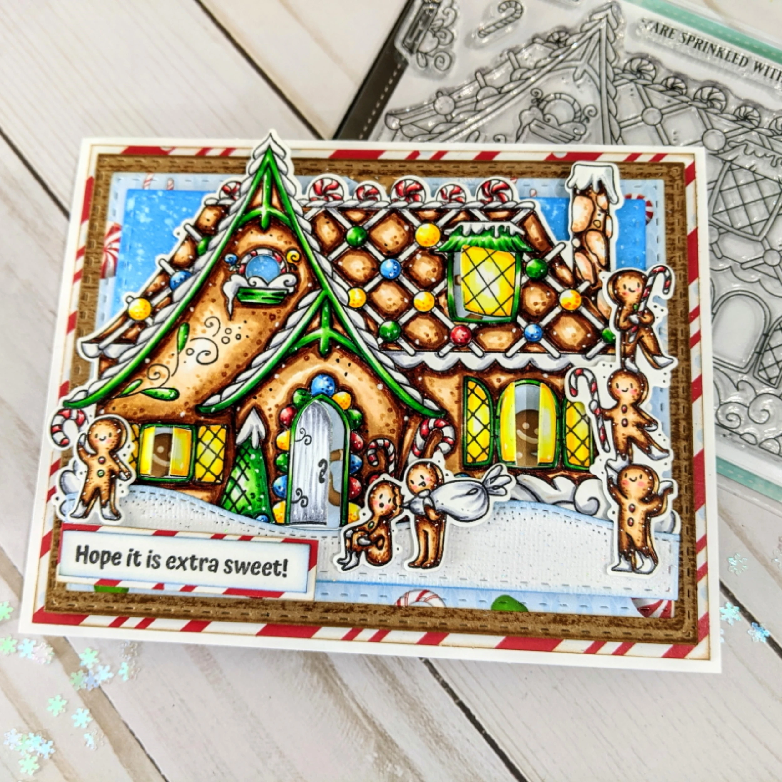 Bild 2 von LDRS Creative - Gingerbread House  Stamp Set - Stempel Lebkuchenhaus