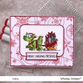 Bild 4 von Whimsy Stamps Clear Stamps - Dragon Christmas Wishes Drachen Weihnachten