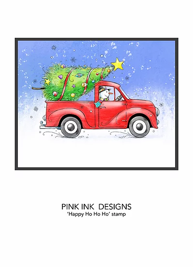 Bild 8 von Pink Ink Designs - Stempel  Happy Ho Ho Ho - Weihnachten Auto