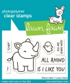 Bild 1 von Lawn Fawn Clear Stamps - rhino-mite!