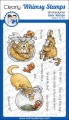Whimsy Stamps Clear Stamps  - Cat Trouble - Katze