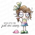 Gummistempel Stamping Bella Cling Stamp MINI ODDBALL WITH ONE SCOOP