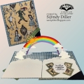Bild 6 von Karen Burniston Clear Stamps Stempel - Rainbow Greetings