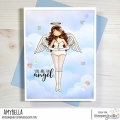 Bild 2 von Gummistempel Stamping Bella Cling Stamp CURVY GIRL ANGEL (INCLUDES MINI ANGEL)
