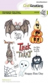 CraftEmotions Stempel - clearstamps A6 - Halloween 1 (Eng)  Carla Creaties
