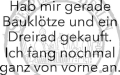 StempelBar Stempelgummi Bauklötze