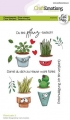 Bild 1 von CraftEmotions Stempel - clearstamps A6 - Plant pots 2 (DE) Carla Creaties - Blumentöpfe