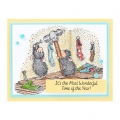 Bild 2 von Spellbinders  Merry Little Christmas Cling Rubber Stamp Set - House Mouse Stempelgummi