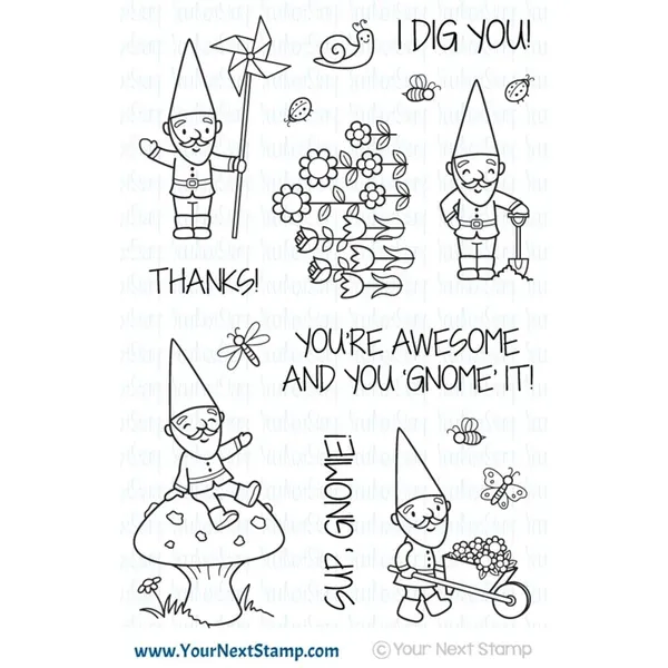 Bild 1 von Your Next Stamp Clear Stamp Cute Gnomies Stamp Set