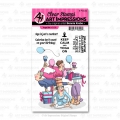 Art Impressions Clear Stamps Yoga Set