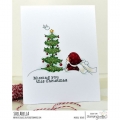 Bild 3 von Gummistempel Stamping Bella Cling Stamp BUNDLE GIRL WITH A CHRISTMAS TREE AND A BIRDIE