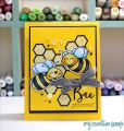 Bild 5 von Honey Bee Stamps DieCuts - Build-A-Bee Honey Cuts - Stanzschablone  Bienen
