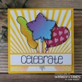 Bild 9 von Whimsy Stamps Clear Stamps - Celebrate Balloons