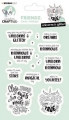 STUDIOLIGHT Clear Stamp - Friendz nr.220 - Unicorns & Glitter