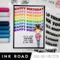 Bild 2 von The Ink Road Clear Stamps - Bendy Sentiments