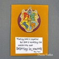 Bild 5 von Crackerbox & Suzy Stamps Cling - Gummistempel Crest of Hogwarts