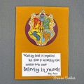 Bild 5 von Crackerbox & Suzy Stamps Cling - Gummistempel Crest of Hogwarts