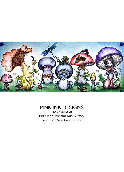 Bild 13 von Pink Ink Designs - Stempel  Mr & Mrs Button - Pilz