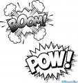 StempelBar Stempelgummi POW! - BOOM!