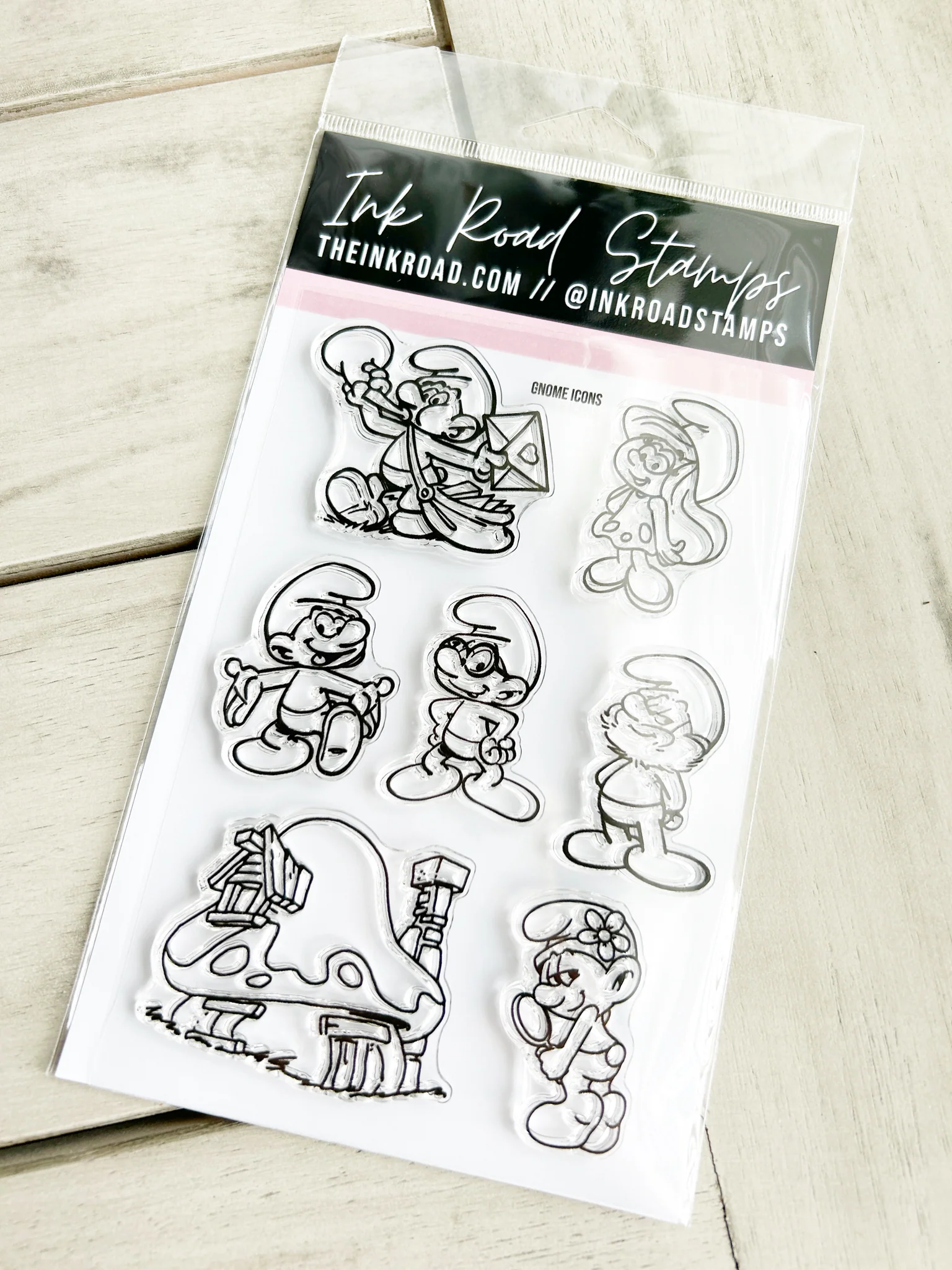 The Ink Road Clear Stamps - Gnome Icons