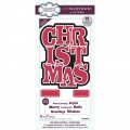 Bild 1 von Creative Expressions Big Bold Words Christmas Craft Die & Stamp Set - Stanze & Stempel