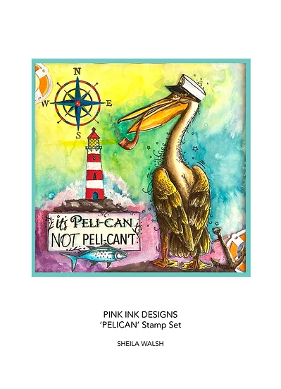 Bild 10 von Pink Ink Designs - Stempel Pelican - Pelikan