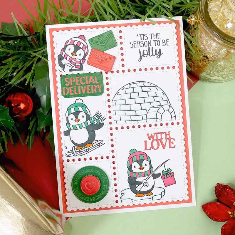 Bild 5 von For the love of...Stamps by Hunkydory - Clear Stamps Playful Penguins