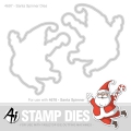 Art Impressions Stanzschablone SPINNERS Santa Spinner Dies