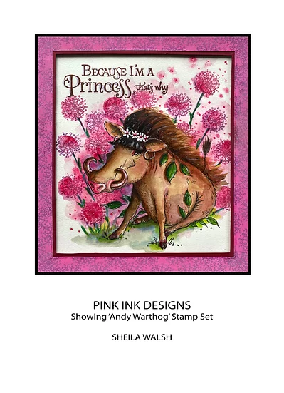 Bild 7 von Pink Ink Designs - Stempel Andy Warthog - Wildschwein