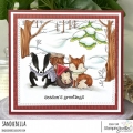 Bild 6 von Gummistempel Stamping Bella Cling Stamp WINTER WOODLAND ANIMALS RUBBER STAMP SET (INCLUDES 3 STAMPS)