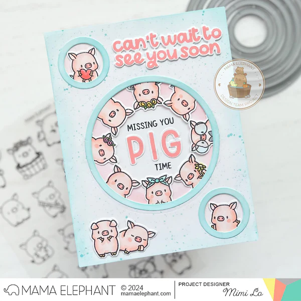 Bild 5 von Mama Elephant - Clear Stamps LITTLE PIG AGENDA