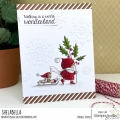 Bild 4 von Gummistempel Stamping Bella Cling Stamp BUNDLE GIRL & PUPPY ON A WINTER WALK RUBBER STAMP