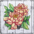 Bild 3 von Stampendous Cling Stamps Gummistempel - Peony Pair - Pfingstrose