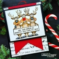Bild 2 von Whimsy Stamps Clear Stamps - Reindeer Smiles