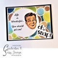 Bild 3 von Crackerbox & Suzy Stamps Cling - Gummistempel Big Head Ed - Mann