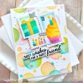 Bild 10 von Waffle Flower  Postage Collage Cupcake Stencil - Stencil-Set