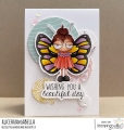 Bild 5 von Gummistempel Stamping Bella Cling Stamp MINI ODDBALL BUTTERFLY GIRL RUBBER STAMP