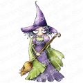 Bild 1 von Gummistempel Stamping Bella Cling Stamp ODDBALL OZ WICKED WITCH 