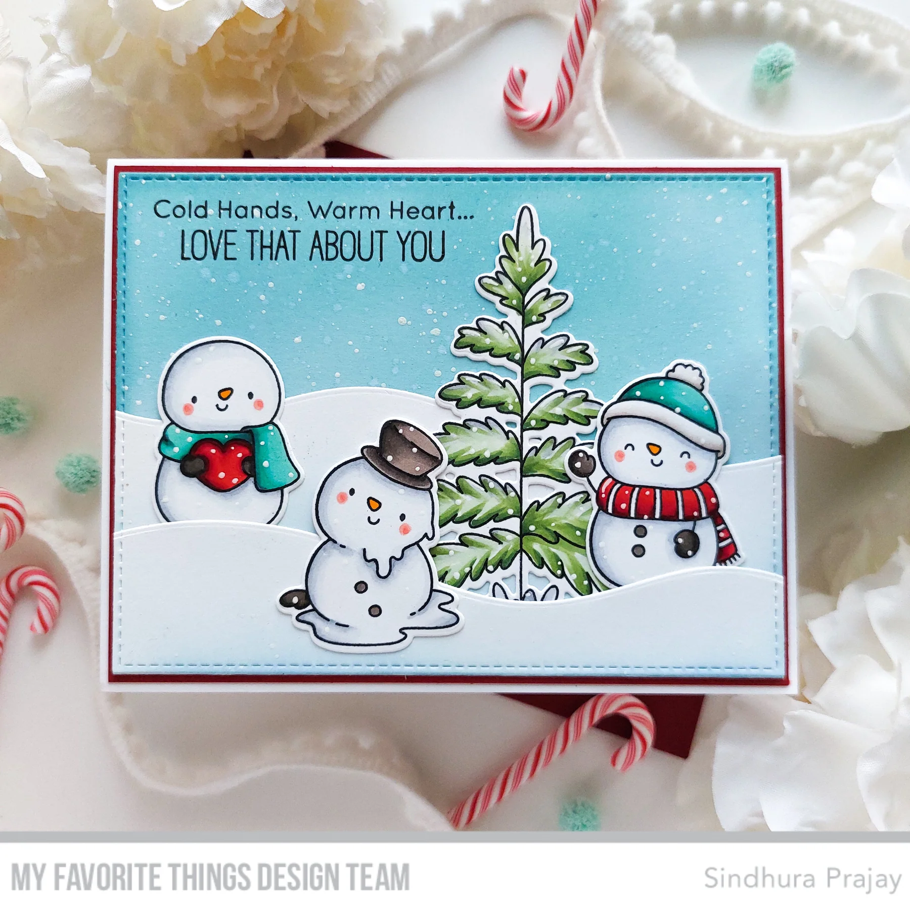 Bild 5 von My Favorite Things - Clear Stamps JB Snow Happy - Schneemänner