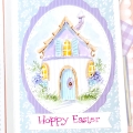 Bild 2 von Art Impressions Clearstamp-Set  Watercolor Easter Egg House Set