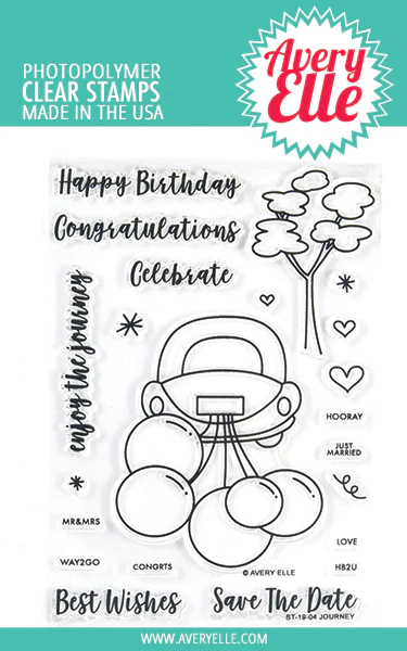 Avery Elle Clear Stamps - Journey