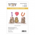Spellbinders We Heart You Cling Rubber Stamp Set - House Mouse Stempelgummi