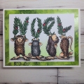 Bild 2 von Spellbinders Noel Cling Rubber Stamp Set - House Mouse Stempelgummi