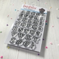 Bild 1 von time for tea designs -Clear Stamp Set - Outline Alpha Typewriter - Alphabet