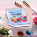 Bild 2 von Waffle Flower  Boxed Cupcakes Stencil - Stencilschablone Cupcake